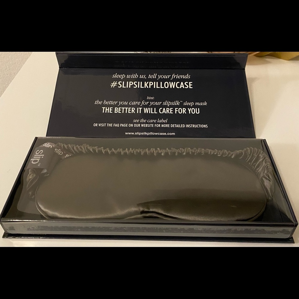 Slip sleeping eye mask